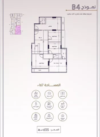 شقة للبيع في شارع امام الدين المرشدي, حي الفيحاء, مدينة جدة, منطقة مكة المكرمة