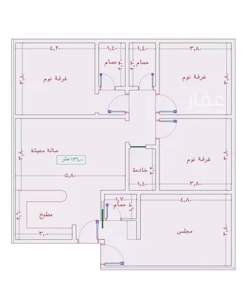 شقة للبيع في شارع السامر, حي الواحة, مدينة جدة, منطقة مكة المكرمة صورة 3