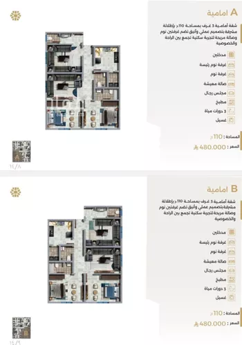شقة للبيع في شارع ابو سفيان مدلوك, حي النعيم, مدينة جدة, منطقة مكة المكرمة صورة 2