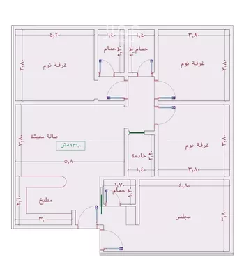 شقة للبيع في شارع السامر, حي الواحة, مدينة جدة, منطقة مكة المكرمة
