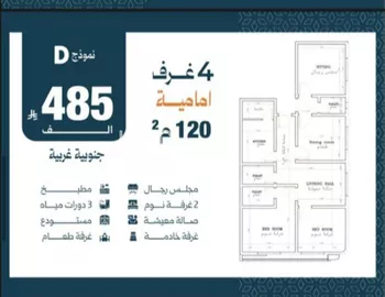 شقة للبيع في شارع الاعظمي, حي الصفاء, مدينة جدة, منطقة مكة المكرمة صورة 3