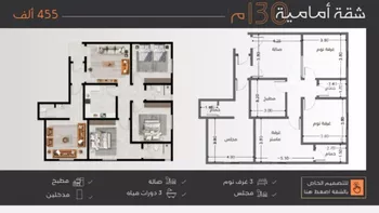 شقة للبيع في شارع عبدالرحمن الجرادي, حي النزهة, مدينة جدة, منطقة مكة المكرمة