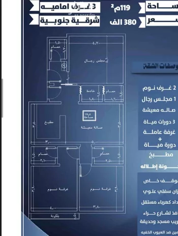 شقة للبيع في شارع ابو الفتح البنى, حي النزهة, مدينة جدة, منطقة مكة المكرمة صورة 5