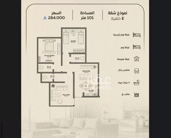 شقة للبيع في شارع عمر بن الحاجب, حي الريان, مدينة جدة, منطقة مكة المكرمة صورة 3