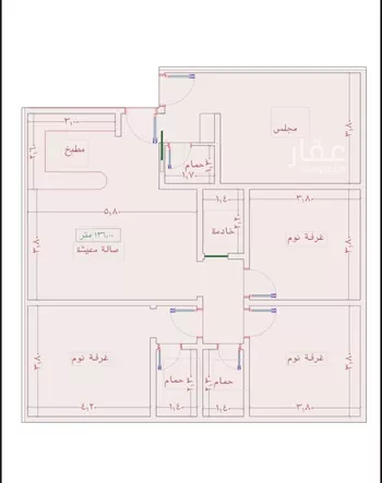 شقة للبيع في شارع السامر, حي الواحة, مدينة جدة, منطقة مكة المكرمة صورة 5