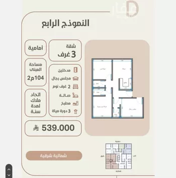 شقة للبيع في شارع احمد محمد السباعي, حي الروضة, مدينة جدة, منطقة مكة المكرمة صورة 5