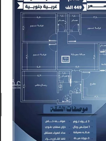 شقة للبيع في شارع ابو الفتح البنى, حي النزهة, مدينة جدة, منطقة مكة المكرمة صورة 2
