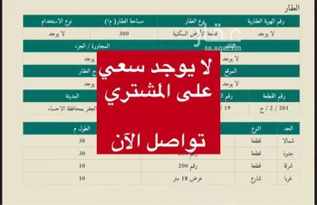 أرض للبيع في شارع مكي بن ابي طالب, حي الخزامى, مدينة الاحساء, المنطقة الشرقية