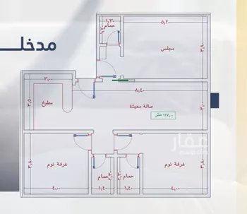 شقة للبيع في شارع السامر, حي الواحة, مدينة جدة, منطقة مكة المكرمة