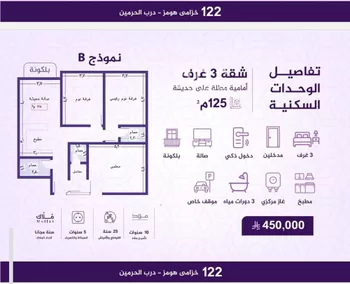شقة للبيع في شارع احمد بن عيسى الرومي, حي الفيحاء, مدينة جدة, منطقة مكة المكرمة