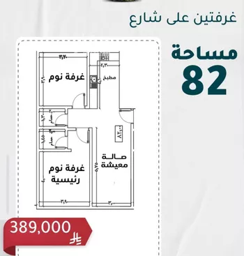شقة للبيع في شارع عبدالرحمن الحلواني, حي الروضة, مدينة جدة, منطقة مكة المكرمة صورة 2