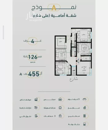 شقة للبيع في شارع عاصم ابن قيس, حي الربوة, مدينة جدة, منطقة مكة المكرمة صورة 5