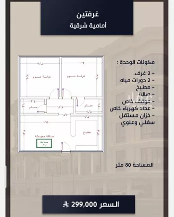 شقة للبيع في شارع الامير عبدالمجيد, حي الصواري, مدينة جدة, منطقة مكة المكرمة صورة 2