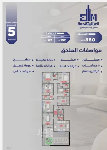 شقة للبيع في شارع منارة الصفا, حي السلامة, مدينة جدة, منطقة مكة المكرمة