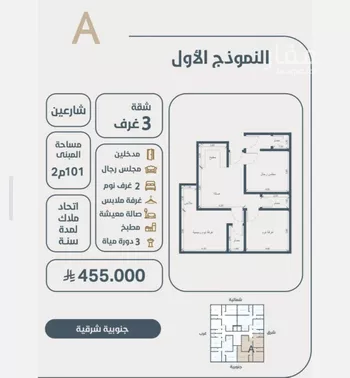 شقة للبيع في شارع اهبان بن عباد, حي النعيم, مدينة جدة, منطقة مكة المكرمة صورة 4