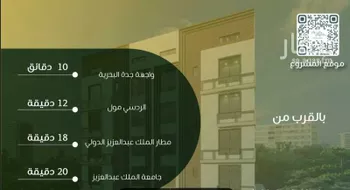 شقة للبيع في شارع ابو سبره الجعفي, حي الزهراء, مدينة جدة, منطقة مكة المكرمة صورة 3