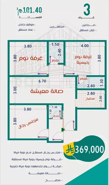 شقة للبيع في شارع عاصم ابن قيس, حي الربوة, مدينة جدة, منطقة مكة المكرمة