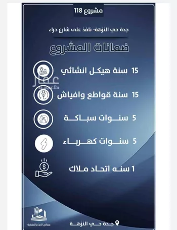 شقة للبيع في شارع يحيي بن نعيم, حي النزهة, مدينة جدة, منطقة مكة المكرمة صورة 5