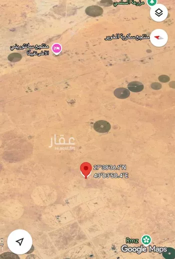 أرض للبيع في حي الخوير, مدينة الخوير, منطقة حائل صورة 4