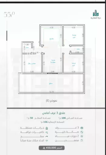 شقة للبيع في شارع النبأ, حي الشرقية, مدينة جدة, منطقة مكة المكرمة صورة 2