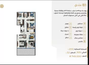 شقة للبيع في شارع ابو سفيان مدلوك, حي النعيم, مدينة جدة, منطقة مكة المكرمة