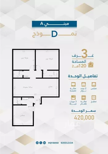 شقة للبيع في شارع امام الدين المرشدي, حي الفيحاء, مدينة جدة, منطقة مكة المكرمة