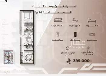 شقة للبيع في شارع غزوه بدر, حي النهضة, مدينة جدة, منطقة مكة المكرمة