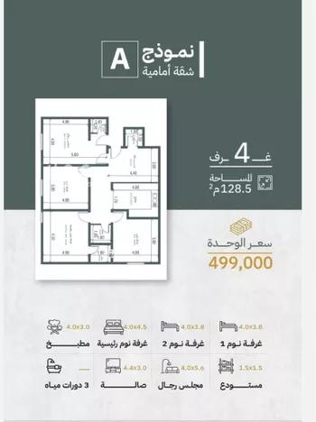 شقة للبيع في شارع إبن الرقيق القيرواني, حي الصفاء, مدينة جدة, منطقة مكة المكرمة صورة 2