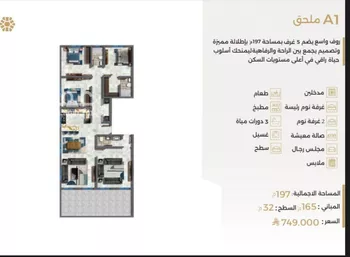 شقة للبيع في شارع ابو رافع الصائغ, حي النعيم, مدينة جدة, منطقة مكة المكرمة صورة 4