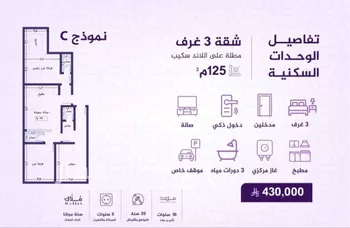 شقة للبيع في شارع احمد بن عيسى الرومي, حي الفيحاء, مدينة جدة, منطقة مكة المكرمة صورة 2