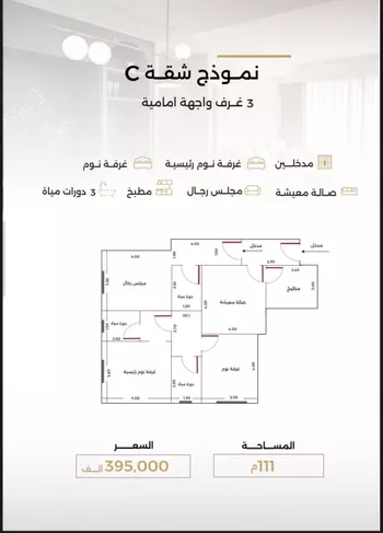 شقة للبيع في شارع أحمد بن طلحه, حي الصفاء, مدينة جدة, منطقة مكة المكرمة صورة 3