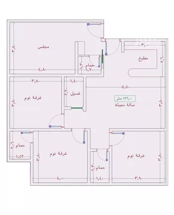 شقة للبيع في شارع السامر, حي الواحة, مدينة جدة, منطقة مكة المكرمة صورة 5