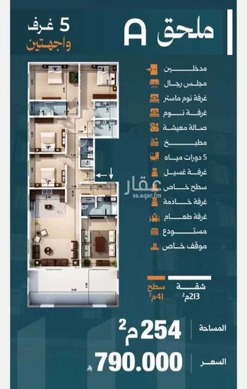 شقة للبيع في شارع إبراهيم بترجى, حي الصفاء, مدينة جدة, منطقة مكة المكرمة صورة 2