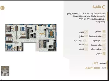 شقة للبيع في حي النعيم, مدينة جدة, منطقة مكة المكرمة صورة 3