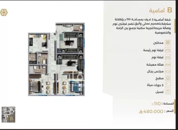 شقة للبيع في شارع ابو رافع الصائغ, حي النعيم, مدينة جدة, منطقة مكة المكرمة صورة 5