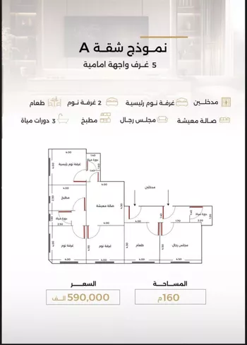 شقة للبيع في شارع عنتر الرشيدي, حي الصفاء, مدينة جدة, منطقة مكة المكرمة صورة 3
