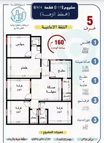 شقة للبيع في شارع محمد بن اسعد العظم, حي النزهة, مدينة جدة, منطقة مكة المكرمة