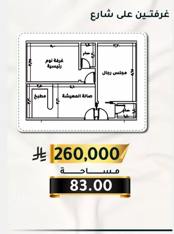 شقة للبيع في شارع الاسود, حي الثغر, مدينة جدة, منطقة مكة المكرمة