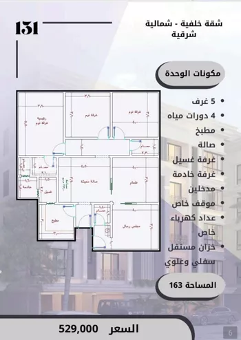 شقة للبيع في شارع الامير عبدالمجيد, حي الصواري, مدينة جدة, منطقة مكة المكرمة صورة 2