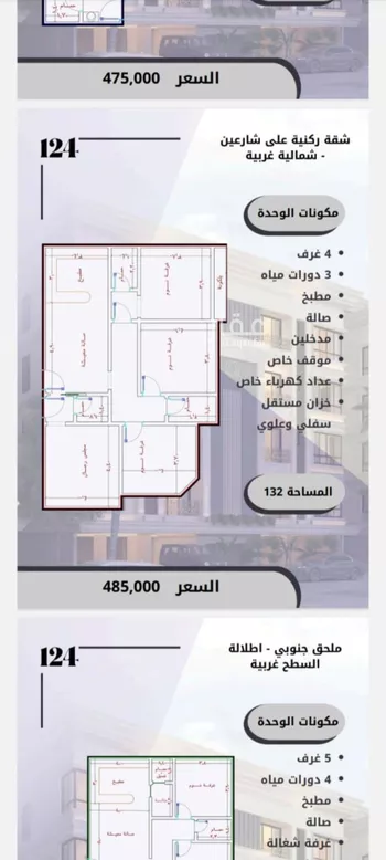 شقة للبيع في شارع الامير عبدالمجيد, حي الصواري, مدينة جدة, منطقة مكة المكرمة صورة 5