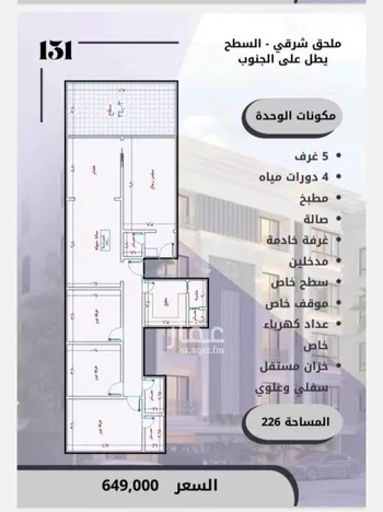 شقة للبيع في شارع الامير عبدالمجيد, حي الصواري, مدينة جدة, منطقة مكة المكرمة