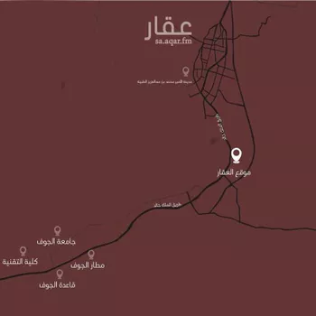 أرض للبيع في شارع طريق الملك خالد, حي النخيل, مدينة سكاكا, منطقة الجوف صورة 4
