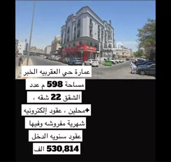 عمارة للبيع في شارع الابرار, حي العقربية, مدينة الخبر, المنطقة الشرقية صورة 2