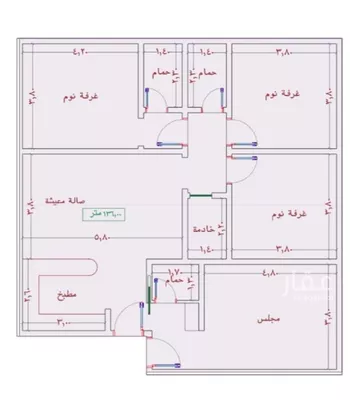 شقة للبيع في شارع السامر, حي الواحة, مدينة جدة, منطقة مكة المكرمة صورة 2