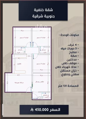 شقة للبيع في شارع الامير عبدالمجيد, حي الصواري, مدينة جدة, منطقة مكة المكرمة صورة 2