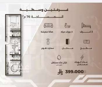 شقة للبيع في شارع غزوه بدر, حي النهضة, مدينة جدة, منطقة مكة المكرمة