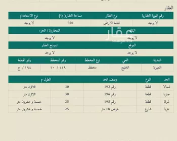 أرض للبيع في شارع الخليج 52, حي الخليج, مدينة النعيريه, المنطقة الشرقية