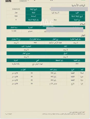 أرض للبيع في شارع محمد السليماني ، حي ولي العهد ، مكة المكرمة ، منطقة مكة المكرمة
