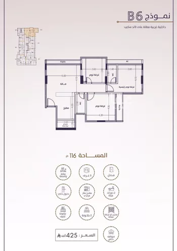 شقة للبيع في شارع امام الدين المرشدي, حي الفيحاء, مدينة جدة, منطقة مكة المكرمة صورة 3