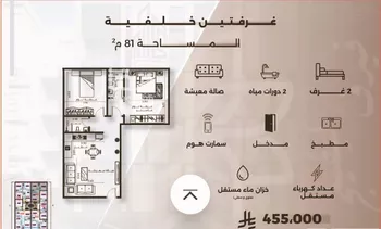 شقة للبيع في شارع غزوه بدر, حي النهضة, مدينة جدة, منطقة مكة المكرمة صورة 3